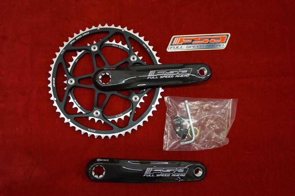 FSA Pro Road Carbon Kurbel 2fach